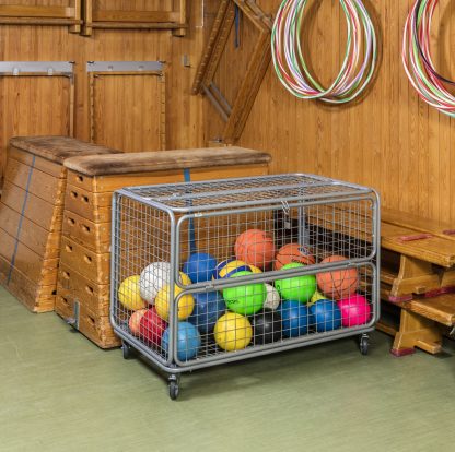 Carrello in rete richiudibile per per giocattoli / palloni KM199