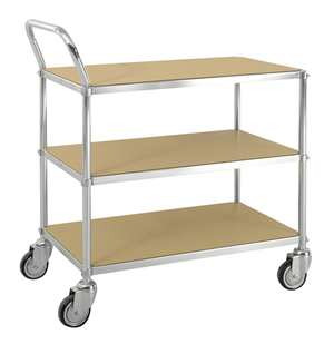 KM173-ESD | ESD table trolley 3 shelves
