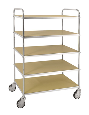 KM4124-ESD | ESD shelf trolley 5 shelves