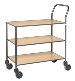 KM973-BO | Design trolley 3 shelves